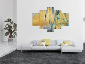 Tablou - Design auriu (150x105 cm)