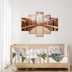 Tablou - pod din lemn (150x105 cm)