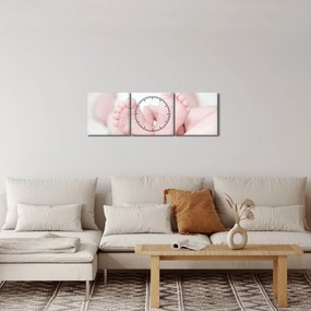 Tablou cu piciorușele de copilaș (cu ceas) (90x30 cm)