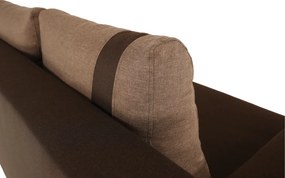 Canapea extensibilă, ciocolatiu/maro deschis, BOLIVIA