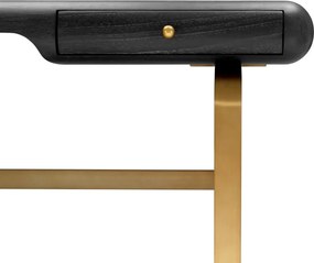 Birou Design LUX, Furnir Stejar, Gri Carbune, Nathaniel