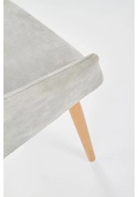 Scaun de bucaterie Ray, alb/fag