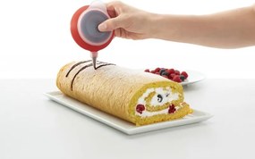 Tava pentru copt Lekue 1009100, 40x30 cm, Silicon platinat, -60°C p/ +220°C, Maro