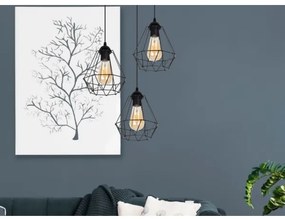 Lustră pe cablu DIAMENT 3xE27/60W/230V
