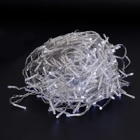 Brilagi - Ghirlandă LED de exterior pentru Crăciun, 400 LED, 8 funcții, 23 m, IP44, alb rece