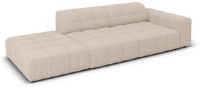 Canapea 3 locuri deschisa pe o parte Chicago chenille L262 cm