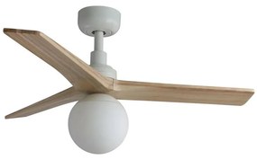 FARO 34281WT-11L-Str. vent. KLIMS 1xE27/15W/230V pin/ alb Ø 92,5 cm WT+DO