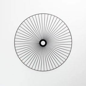 Abajur universal CURITIBA, Ø 60 cm, negru