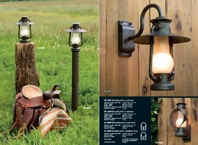 Aplica design rustic iluminat exterior din fier forjat WL 3440