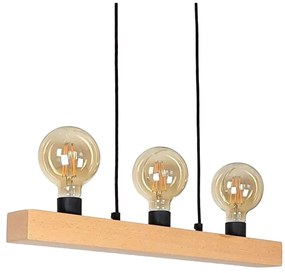 Lustra rustica fabricata manual din lemn ARCOS 3L