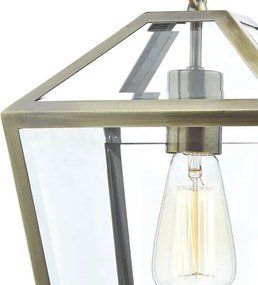 Där Lighting CHU0175 - Lustră cu lanț CHURCHILL 1xE27/60W/230V alamă