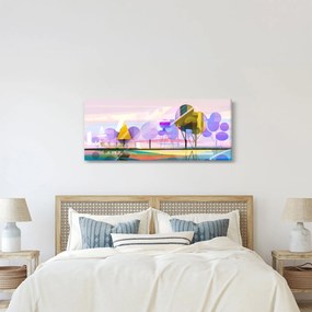 Tablou - Peisaj, abstracție (120x50 cm)