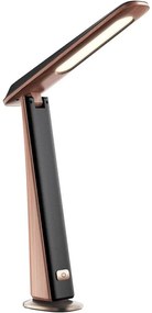 Lampă de birou LED reîncărcabilă cu dimmer TOP LED/4W/5V 1800 mAh 3000/4000/5000K maro/negru