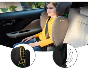 Scaun auto KINDERKRAFT JUNIOR FIX 2 (100-150 cm) Graphite black