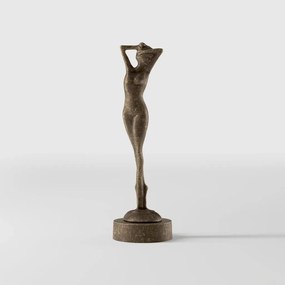 Statueta decorativa figura feminina din alama Donne