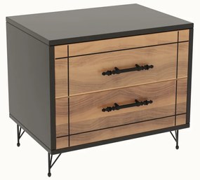 Masă de noapte Noapte Walnut