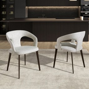 Scaun modern design italian, Tesatura Off-White