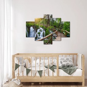Tablou - Lacurile Plitvice (150x105 cm)