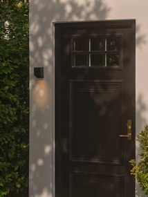 Aplica Perete Exterior, Lumina in Jos, Protectie IP44, Nico negru