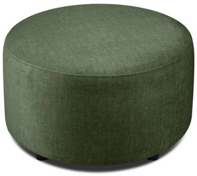 Puf din catifea Mazzini Sofas Debbie, ø 68 cm, verde