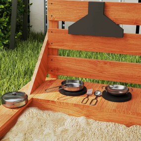 Outsunny Cutie de nisip cu copertină Corabie de pirați, incl. set de bucătărie pentru copii, lemn masiv, 180 x 103 x 144,5 cm, Verde | Aosom Romania