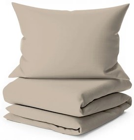 Lenjerie de pat din bumbac cu finisaj creponat LUXERA gri-maroniu buzunar de hotel II.calitate Dimensiune lenjerie de pat: 70 x 90 cm | 140 x 200 cm