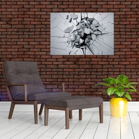 Tablou abstracție 3D (90x60 cm)