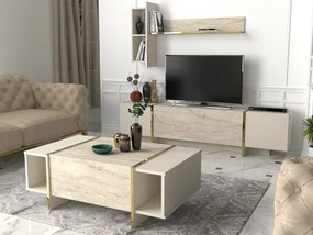 Măsuță de cafea Veya 1 (Travertin + Nisipiu) . 1102630
