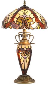 Lampă de masă Prezent 1702 TIFFANY 2xE27/60W + 1xE14/7W/230V