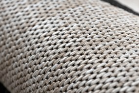 Covor sisal Floorlux 20608 marocani trellis argintiu si negru - SECUNDAR-COTATI PRODUSUL