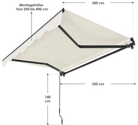 Copertina de tavan 350 x 300 cm bej
