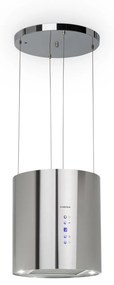 Barett, hotă de aspirație, Ø 38 cm, convecție 590 m³/h, LED, filtru de carbon, oțel inoxidabil
