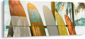 Tablou - Plăci de surf (120x50 cm)