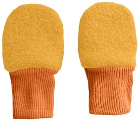Manusi copii lana fiarta dublate cu bumbac Kidizi Curry 0-1 ani