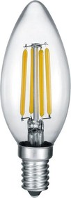 Bec LED/cu filament E14, cu lumină albă caldă 2 W Kerze – Trio