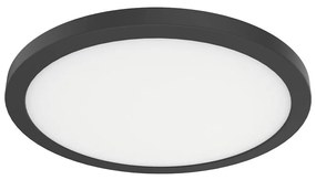 Plafonieră LED EVORA, 18 W, 230 V, temperatură de culoare 3000/4000/6000 K (reglabilă), diametru 22,5 cm, negru