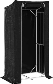 vidaXL Suport pentru lemne de foc cu capac de ploaie Oțel galvanizat