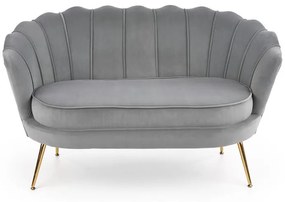 Canapea fixa Amorinito XL velvet gri