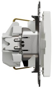 Priza simpla cu impamantare, 16A, IP20, Alb Schneider Sedna Design