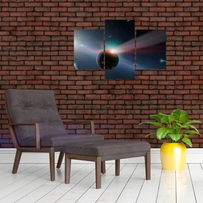 Tablou cu planetă mică (90x60 cm)