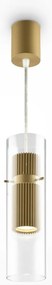 Lustra, Pendul design minimalist modern Dynamics auriu mat