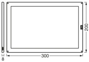 Iluminat LED reglabil SMART+ UNDERCABINET 8W/24V Wi-Fi pentru mobilier