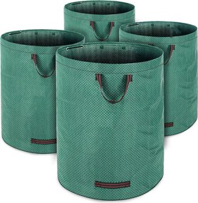 Sac pentru deșeuri de grădină GARDEN, set 4 piese, 67x77cm, verde Gardebruk