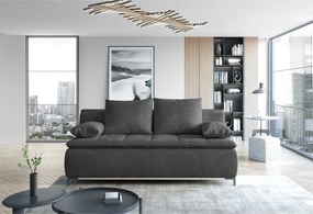 Canapea extensibila SWEET, stofa catifelata galben - Riviera 41, cu la