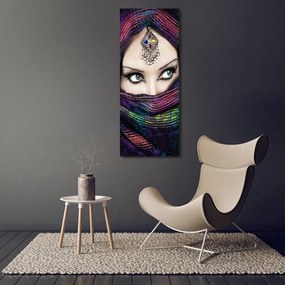Tablou sticlă Femeie indiană