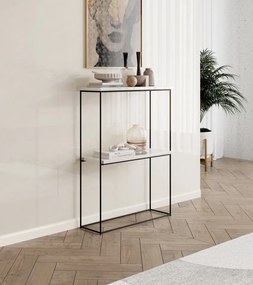 Consolă hol, 80x60x20 cm Velo 2, ADRK Furniture (Culoare: Alb / Alb)