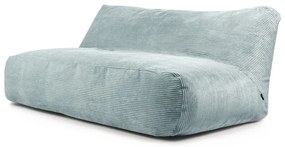 Fotoliu bean bag verde mentă cu tapițerie din catifea reiată Sofa Tube 190 – SLOWDOWN