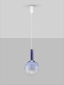 Pendul LED stil modern NOSTOS albastru