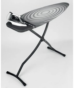 Masă de călcat Brabantia D 90300136, 135x45 cm, 7 poziții reglabile, zonă de călcat rezistentă la căldură, Gri închis/alb