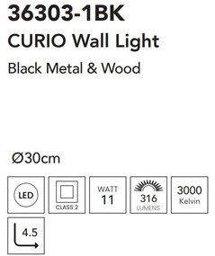 Aplica de perete LED design ambiental Curio